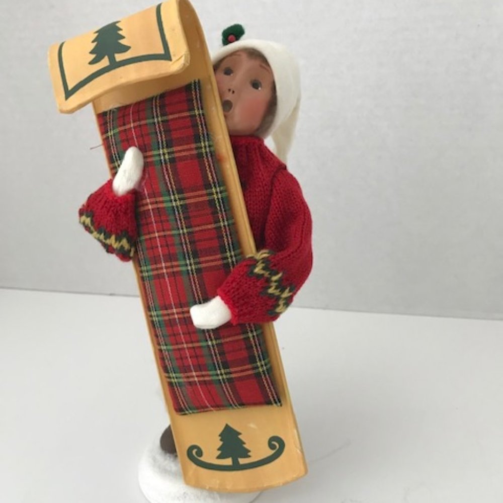 Byers Choice LTD Child with Toboggan